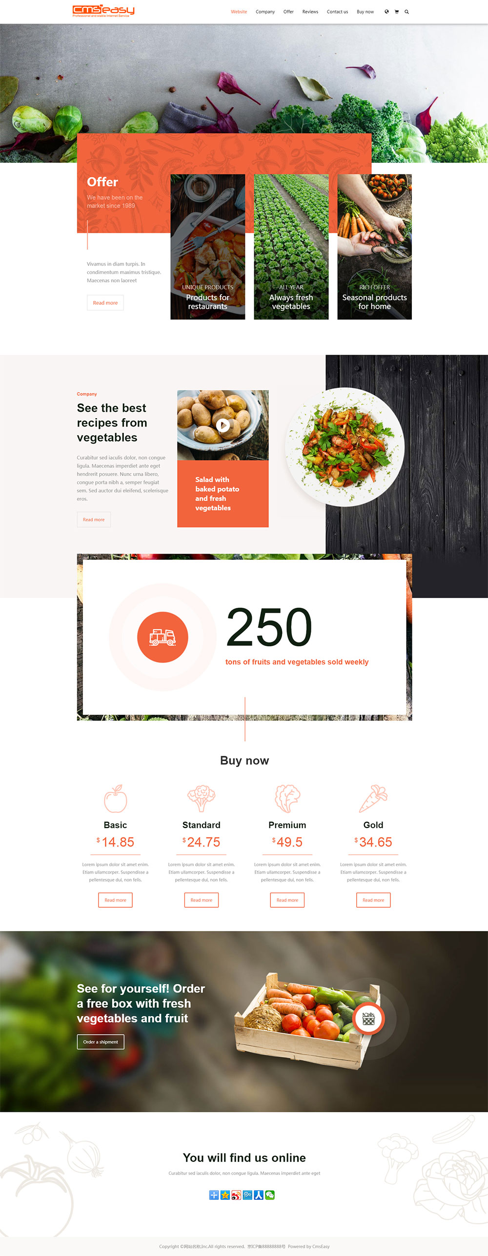 外貿(mào)-食品-蔬菜-商貿(mào)響應(yīng)式網(wǎng)站模板