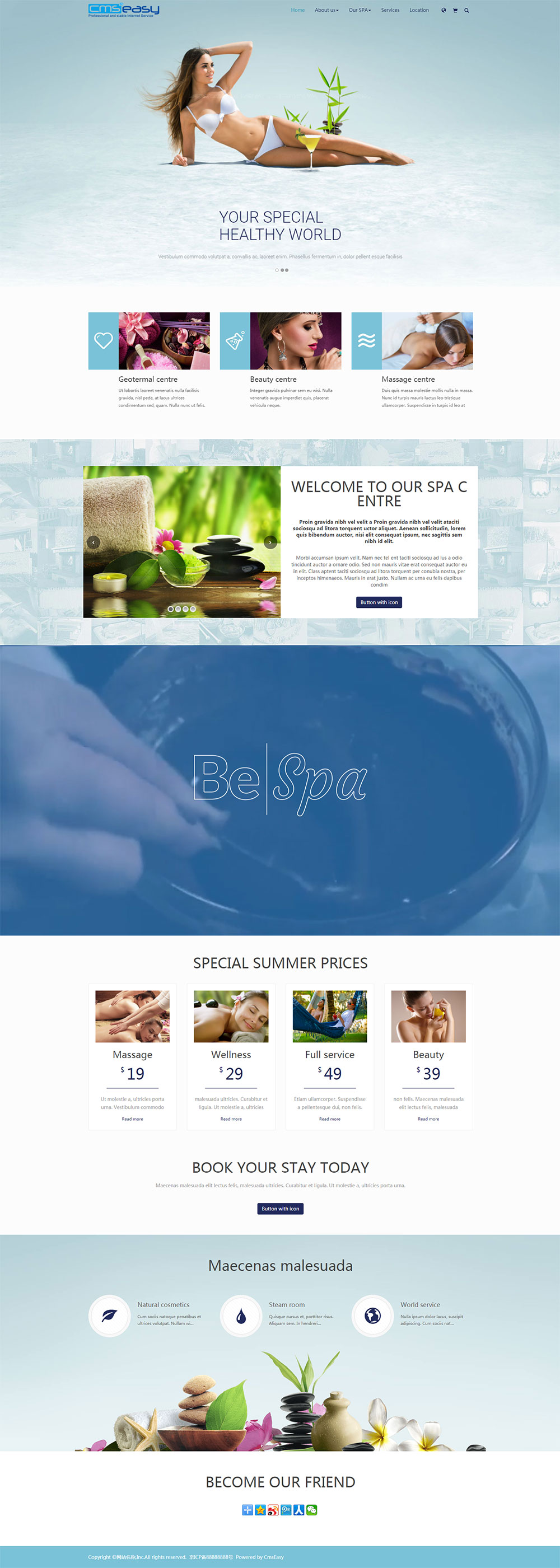 英文網(wǎng)站模板，外貿(mào)養(yǎng)生保健響應(yīng)式網(wǎng)站模板