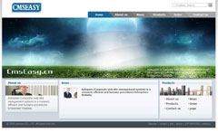 CmsEasy 免費(fèi)英文站模板