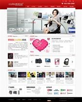 美觀的紅色企業(yè)網站模板